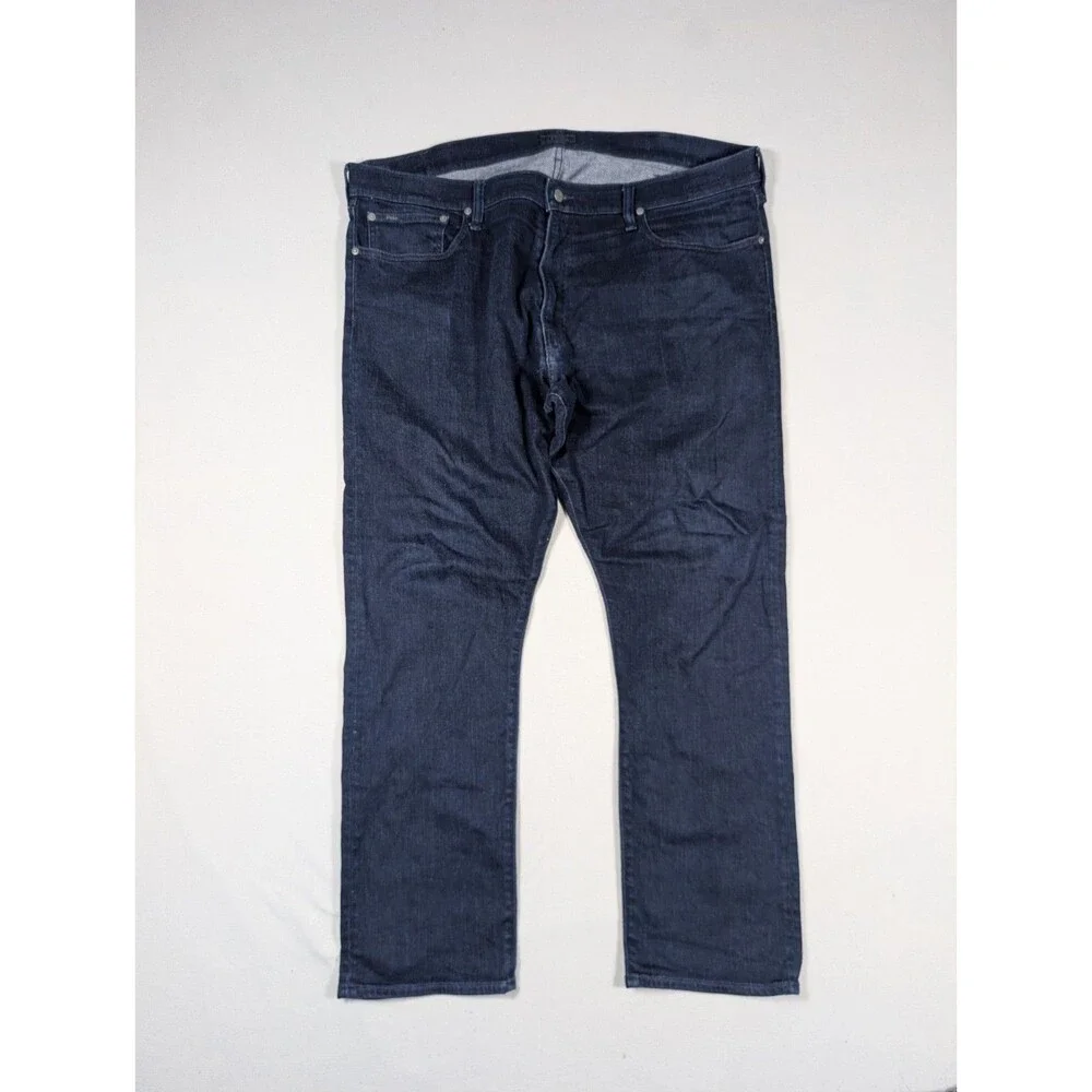 Polo Ralph Lauren Sullivan Slim Men's 42x30 5 Pocket Dark Wash Blue Denim Jeans